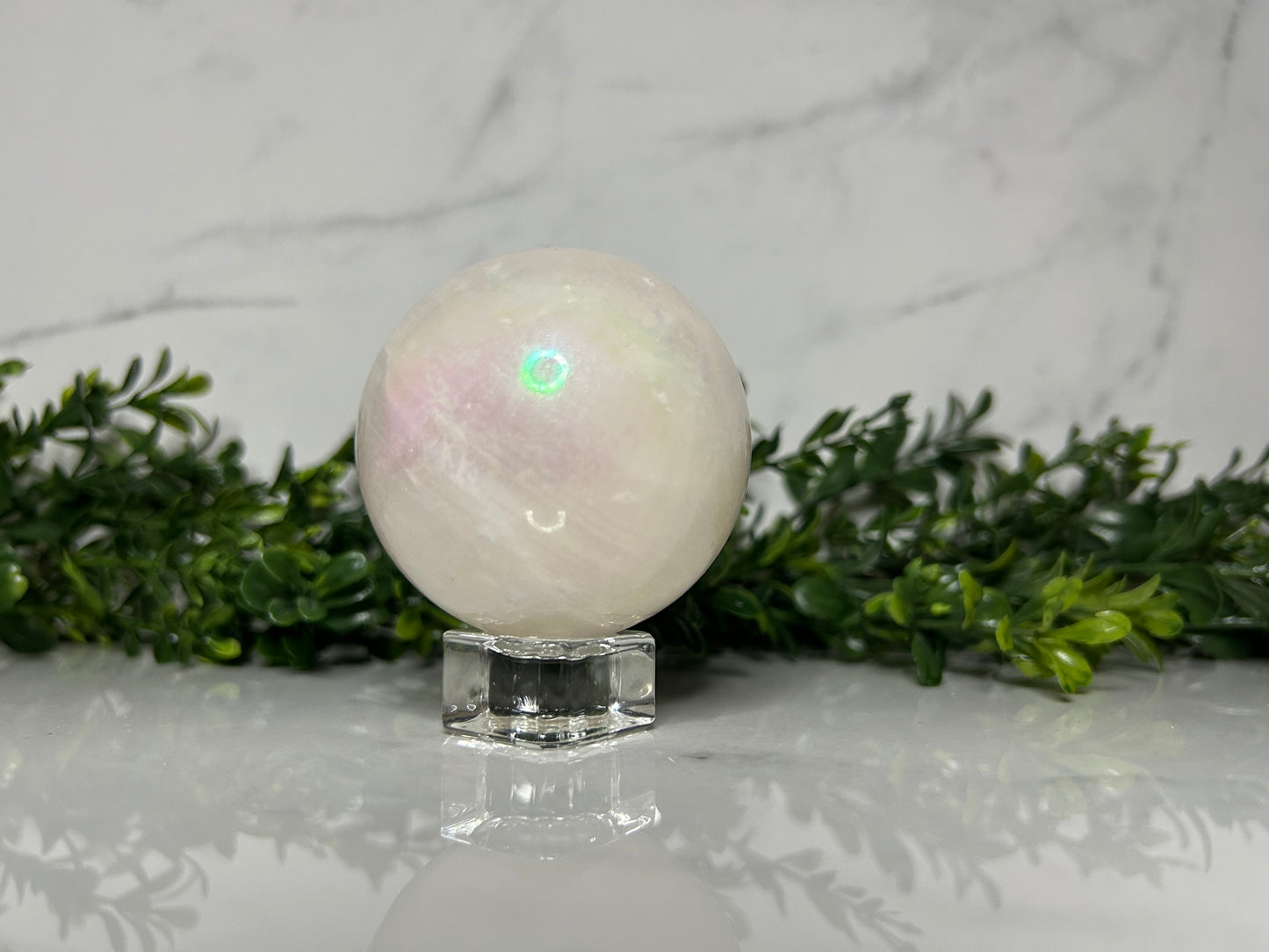 Aura Rose Quartz Sphere