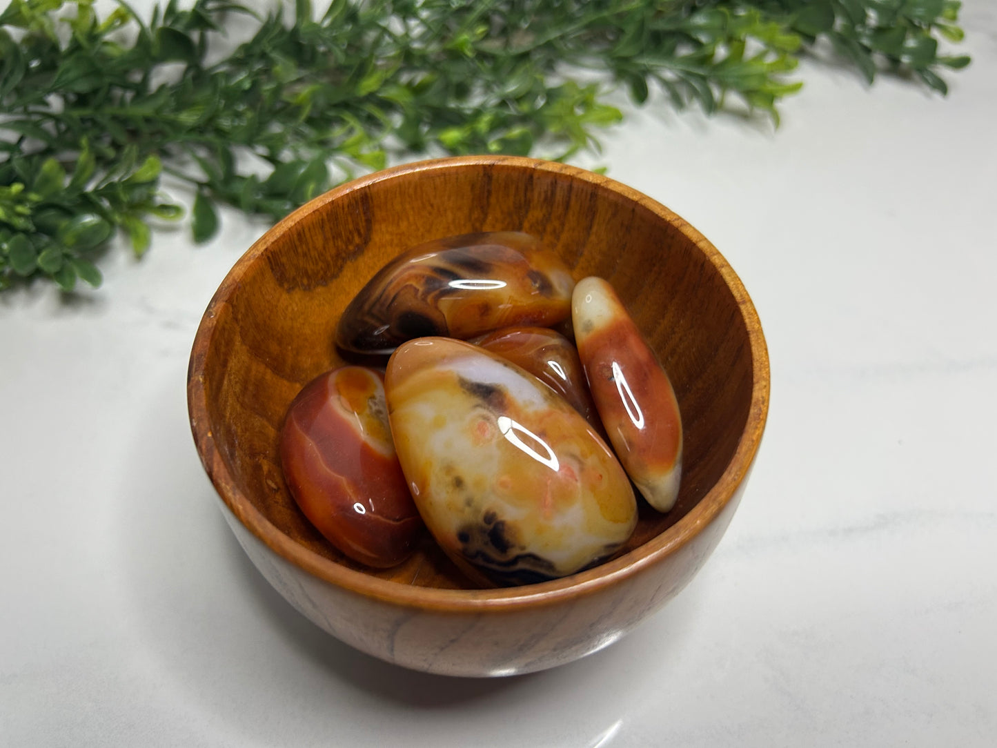 Carnelian Palm Stones