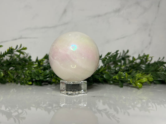 Aura Rose Quartz Sphere
