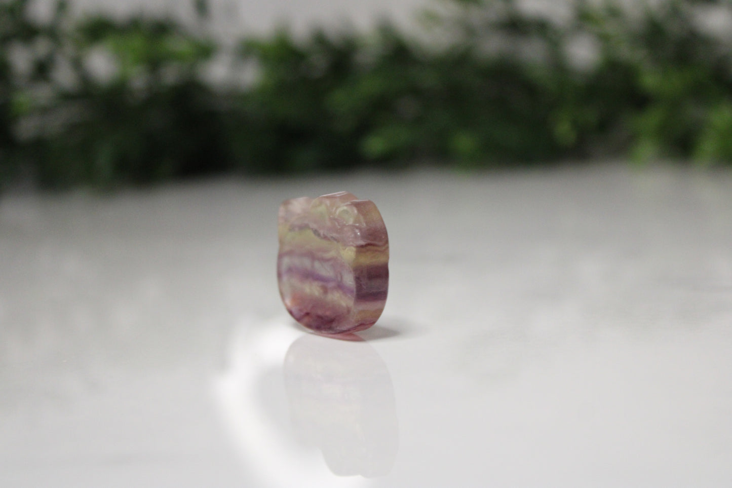 Fluorite Mini Hello Kitty Head