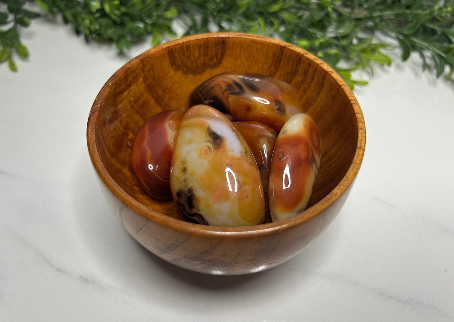 Carnelian Palm Stones