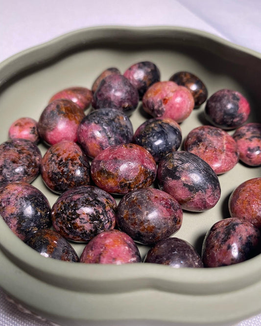 Rhodonite Tumbles