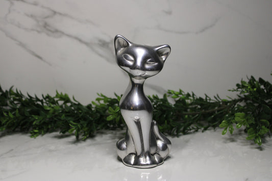 Vintage Hosleton Sculpture Cat Figurine 1235