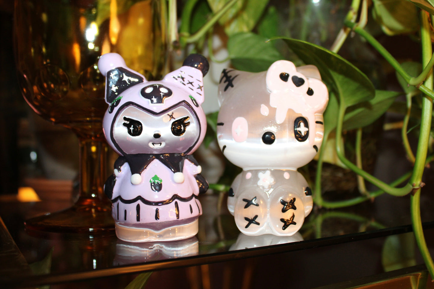 Painted Selenite Sanrio Characters