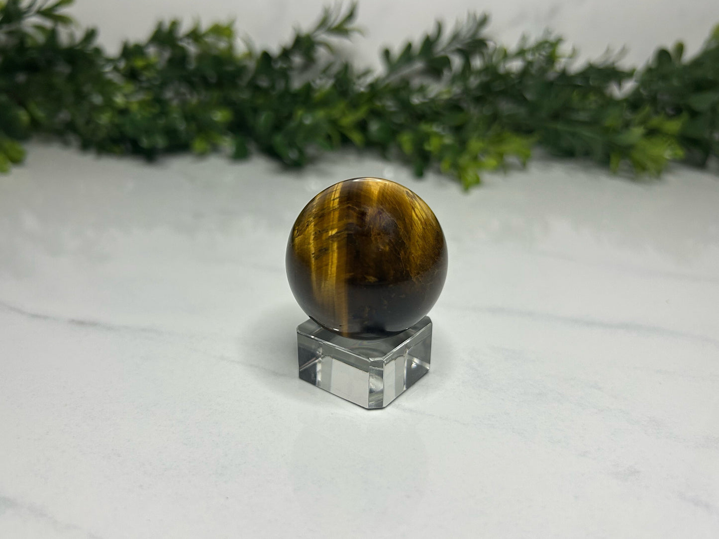 Small Tigers Eye Spheres