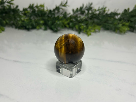 Small Tigers Eye Spheres