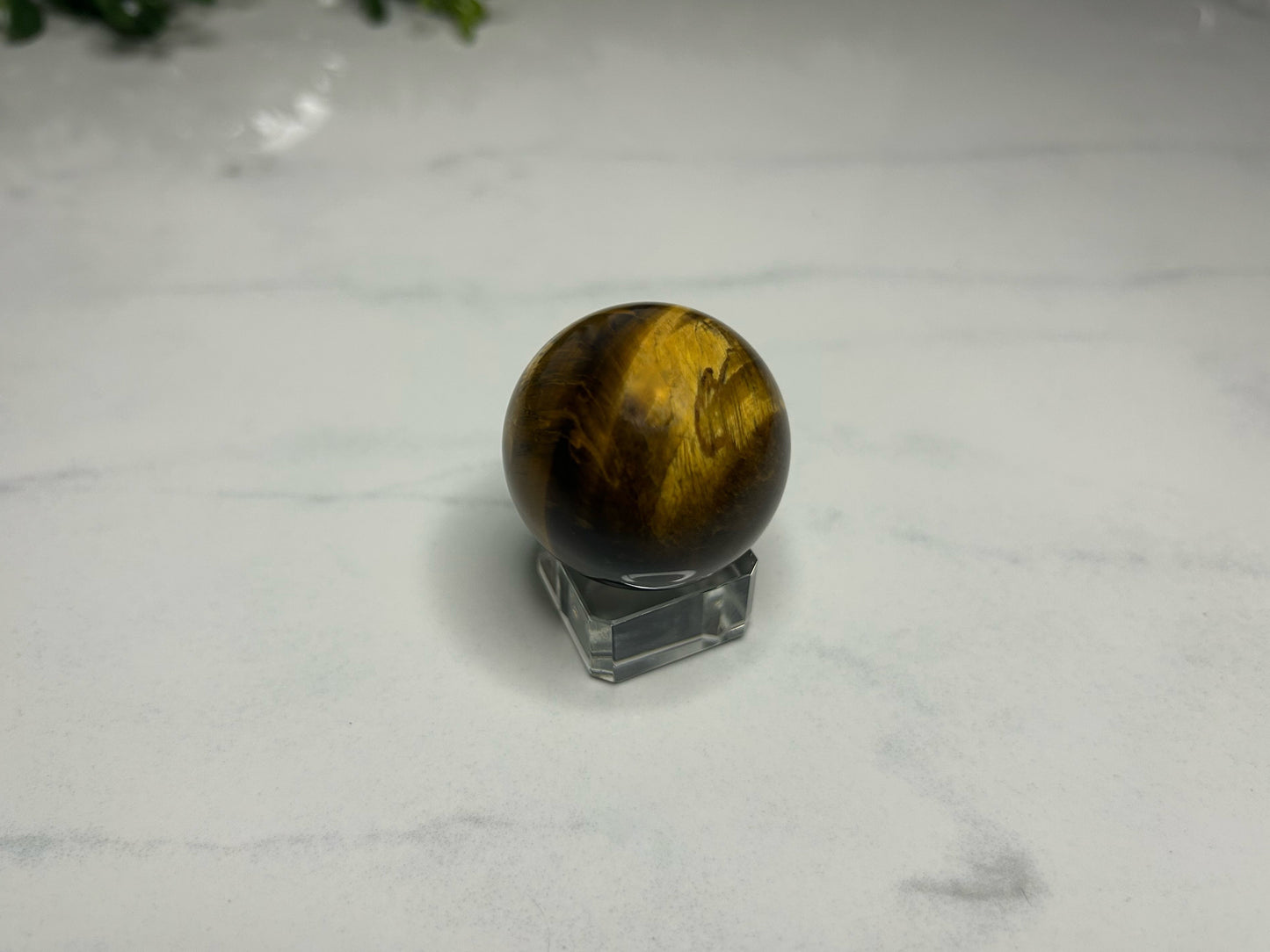 Small Tigers Eye Spheres